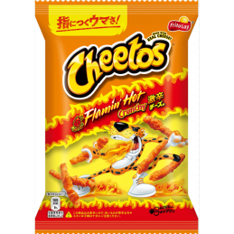 Cheetos flaming hot...